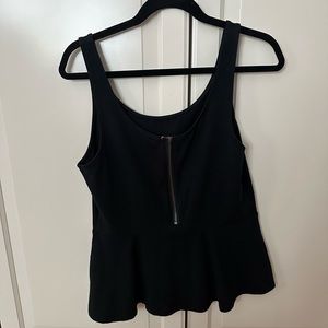 Express Black Peplum Top